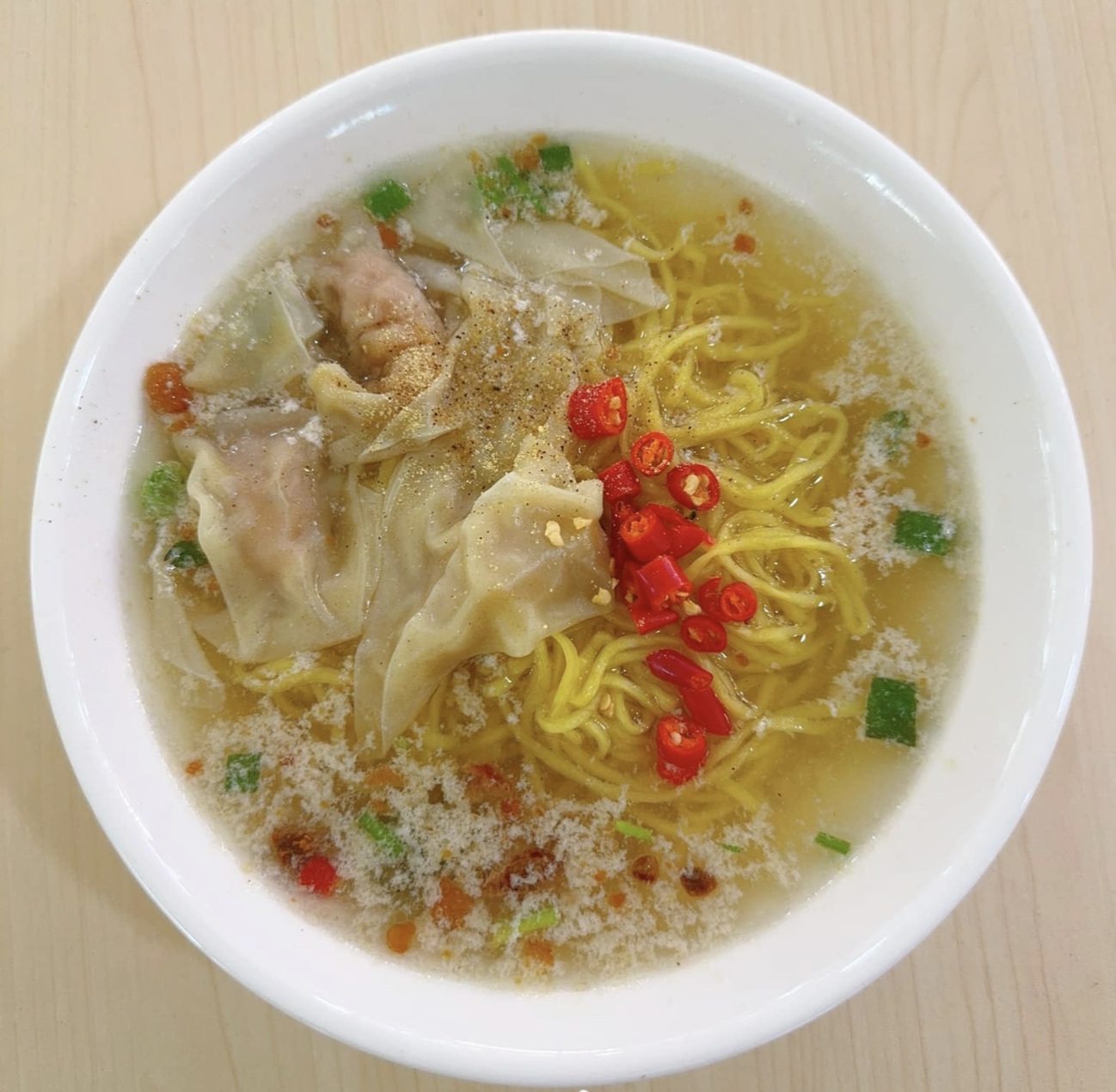 Soup-based Bak Chor Mee